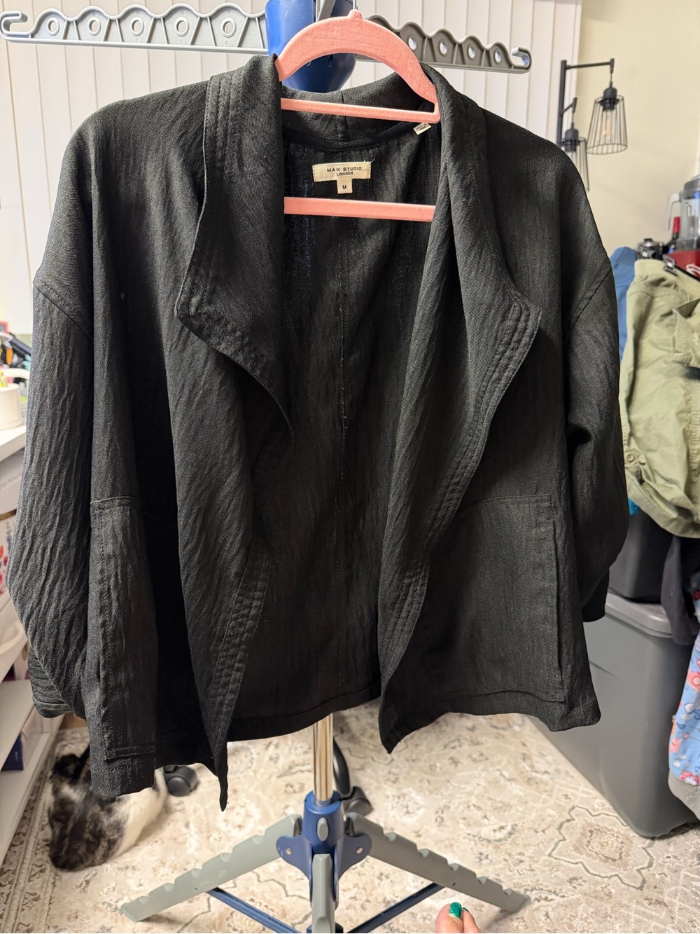 New Nordstrom Max Studio London size Medium Open-Front Women's Cardigan